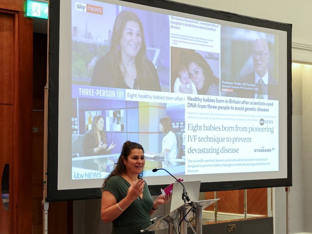 Lily founder Liz Curtis presenting at the family support weekend