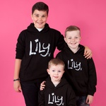 Children's Black Hoodie