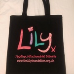 Black Cotton Shopping Bag