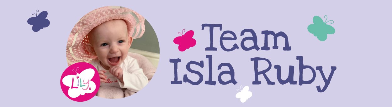 Logo of The Lily Foundation's fundraising Team Isla Ruby
