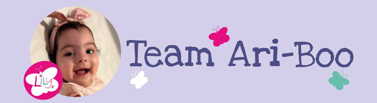 Logo of The Lily Foundation's fundraising Team Ari-Boo