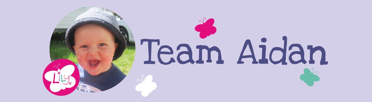 Logo of The Lily Foundation's fundraising Team Aidan