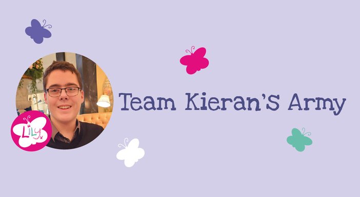 Logo of The Lily Foundation's Team Kieran's Army