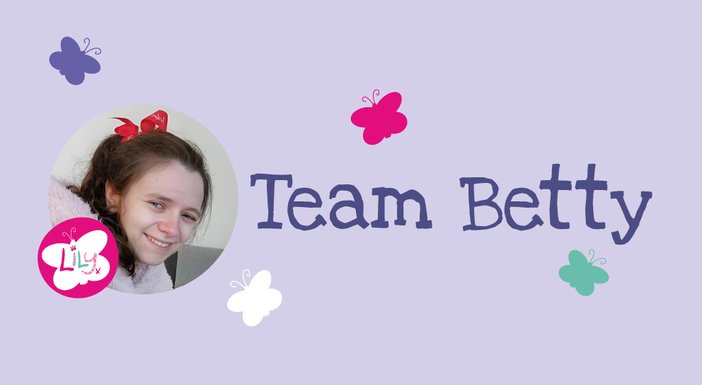 Logo of The Lily Foundation's fundraising Team Betty