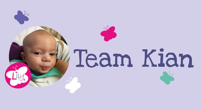 Logo of The Lily Foundation's fundraising Team Kian