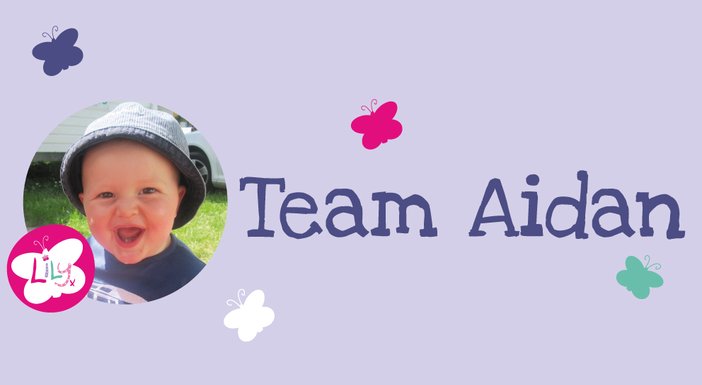 Logo of The Lily Foundation's fundraising Team Aidan