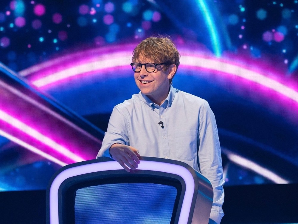 Celebrity comedian Josh Widdicombe on the TV game show The Weakest Link winning money for The Lily Foundation