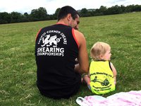 Stuart Connor with his daughter Grace, who tragically died from mitochondrial disease at the age of 3