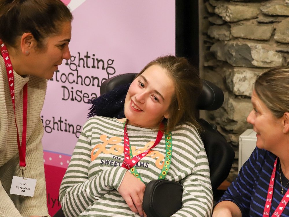 Starting the year as we mean to go on - A young girl with mitochondrial disease in a wheelchair at the Lily Foundation family weekend